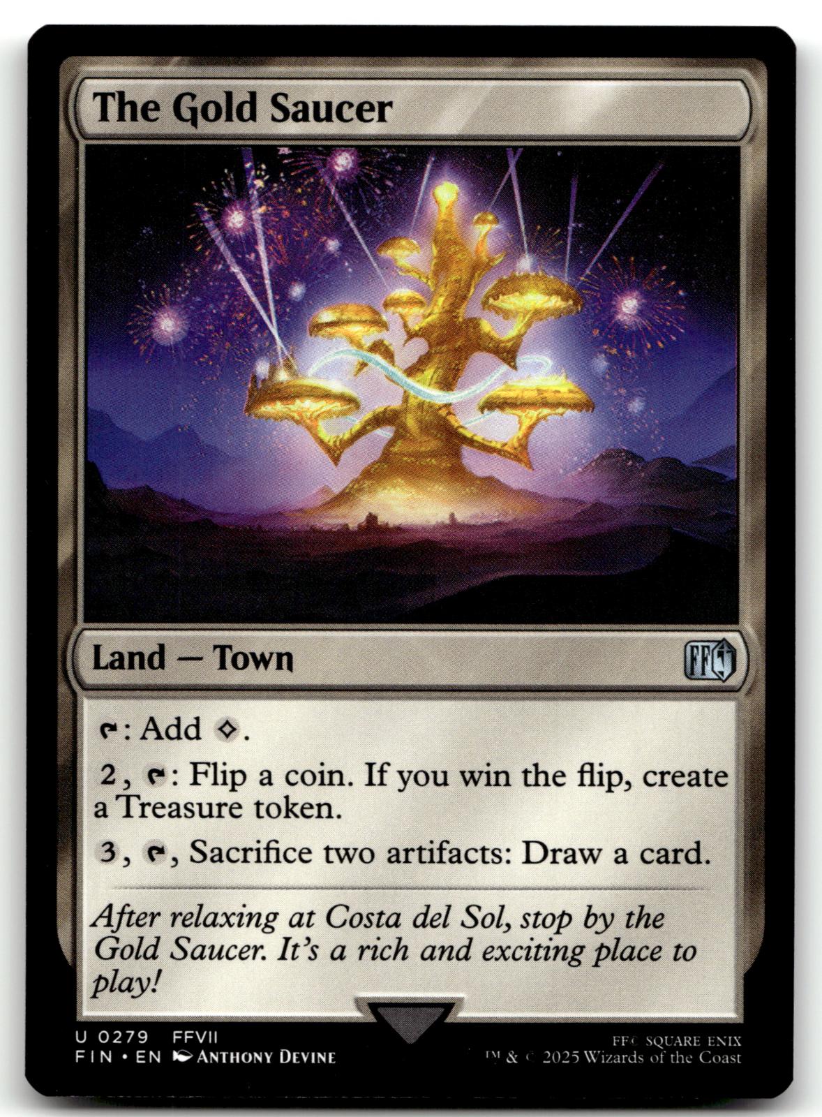 The Gold Saucer 279 Uncommon FINAL FANTASY Magic: The Gathering Near Mint