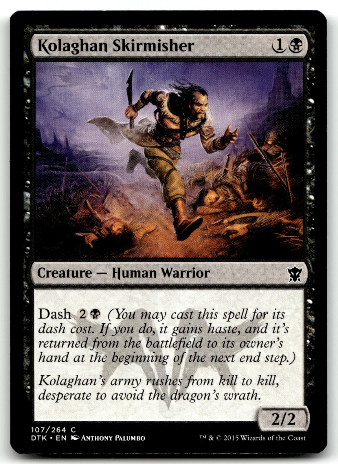 Kolaghan Skirmisher 107 Common Dragons of Tarkir Magic: The Gathering Near Mint
