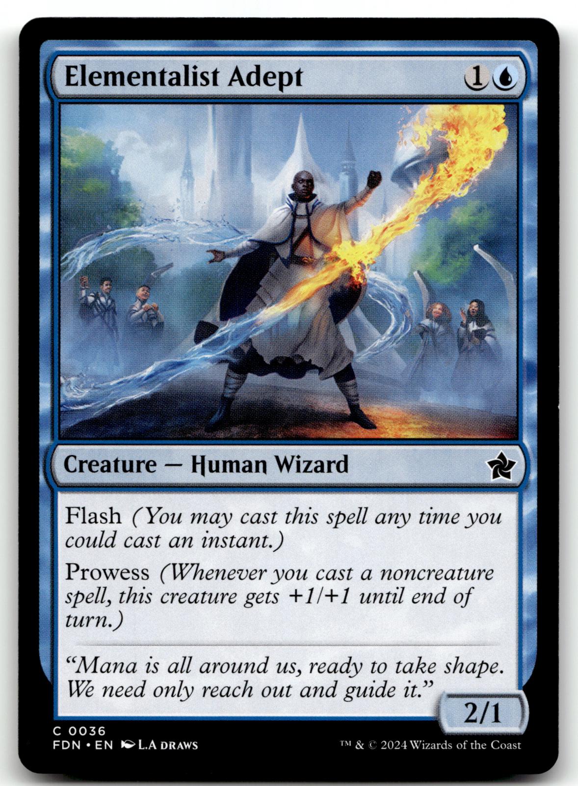 Elementalist Adept 36 Common Foundations Magic: The Gathering Near Mint