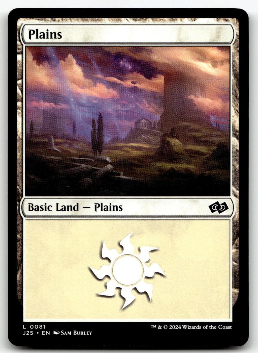 Plains (0081) 81 Land Foundations Jumpstart Magic: The Gathering Near Mint