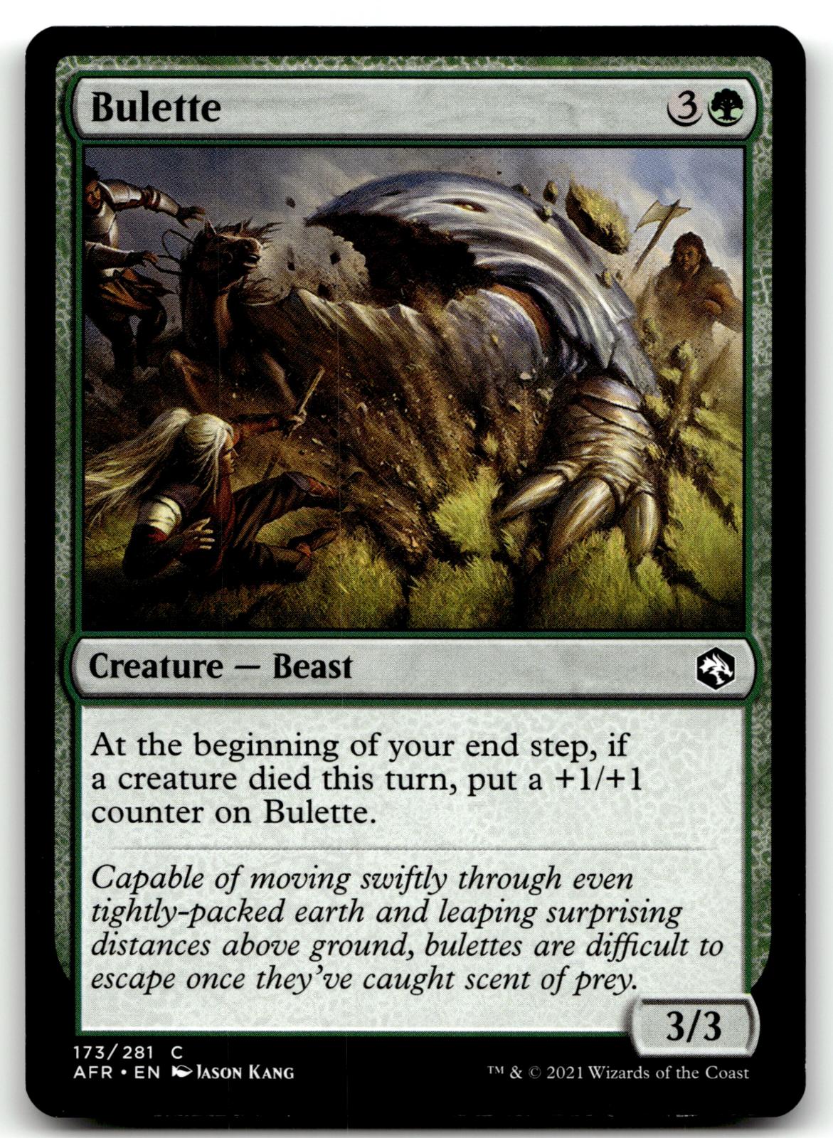 Bulette 173 Common Adventures in the Forgotten Realms Magic: The Gathering NM