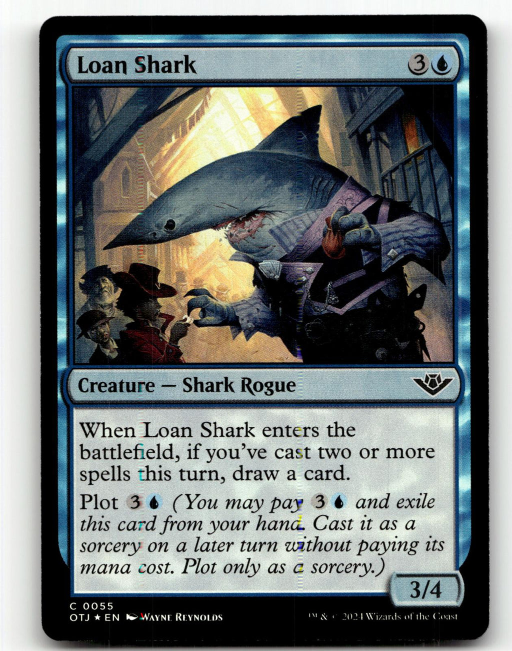 Loan Shark 55 Common Outlaws of Thunder Junction Magic: The Gathering Foil NM