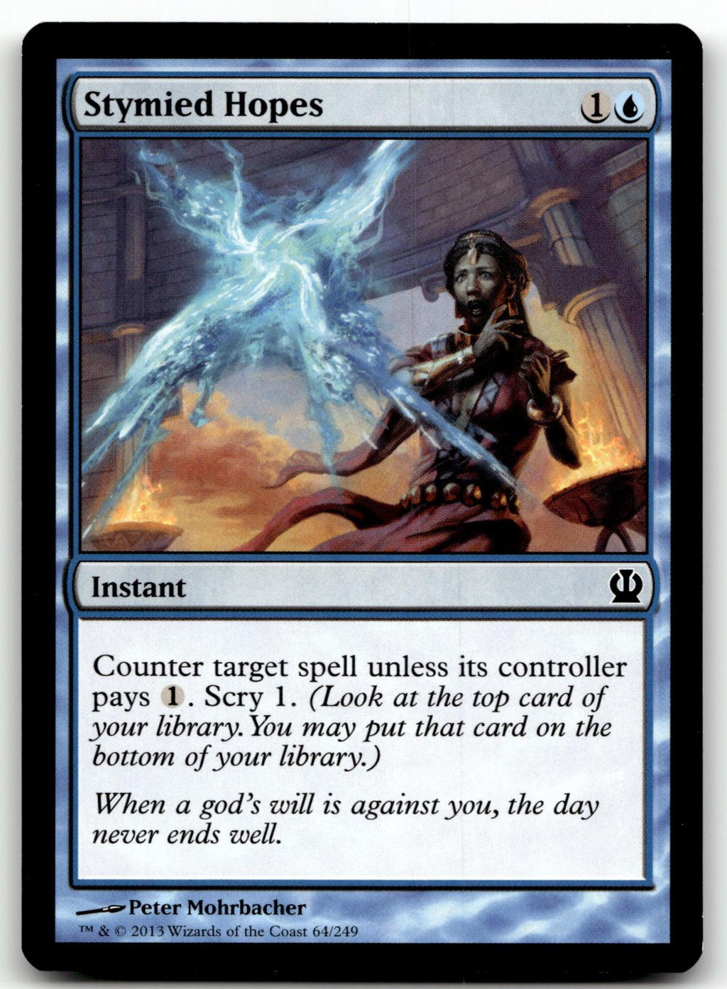Stymied Hopes 64 Common Theros Magic: The Gathering Near Mint