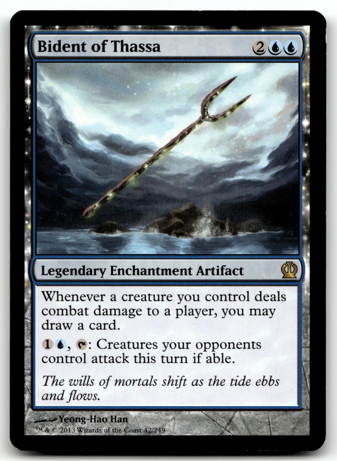 Bident of Thassa 42 Rare Theros Magic: The Gathering Near Mint