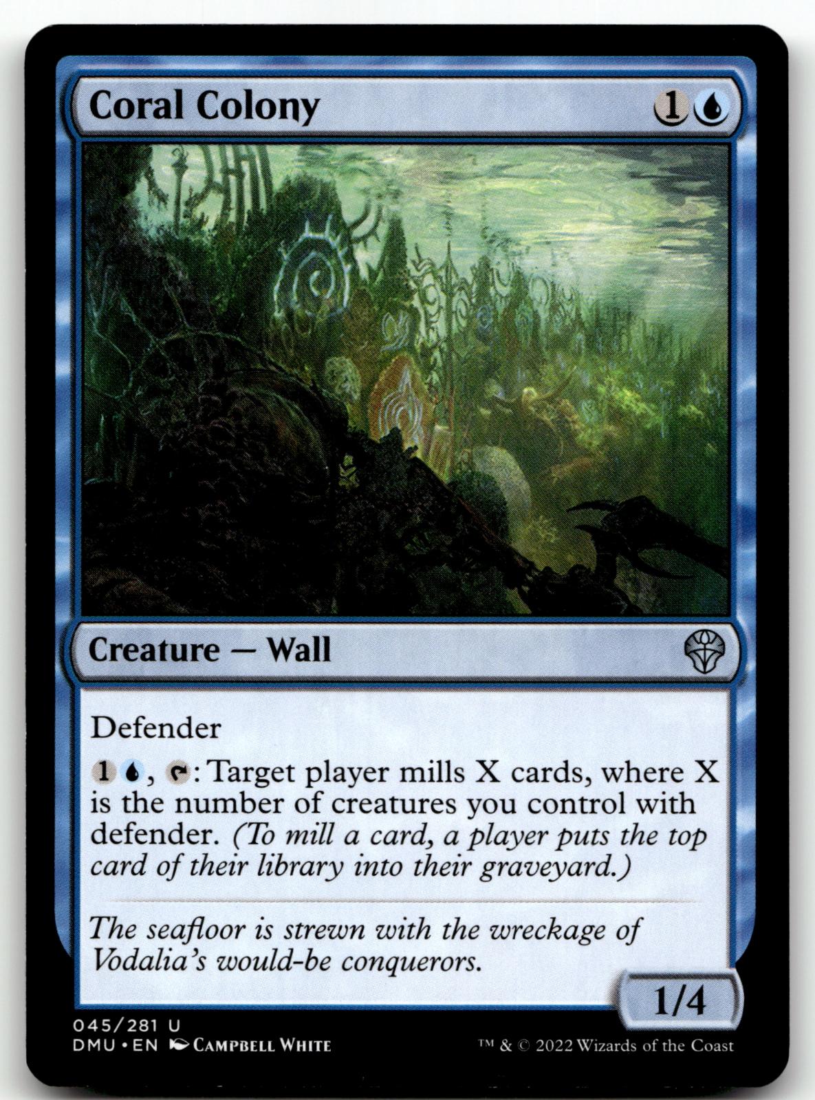 Coral Colony 45 Uncommon Dominaria United Magic: The Gathering Near Mint