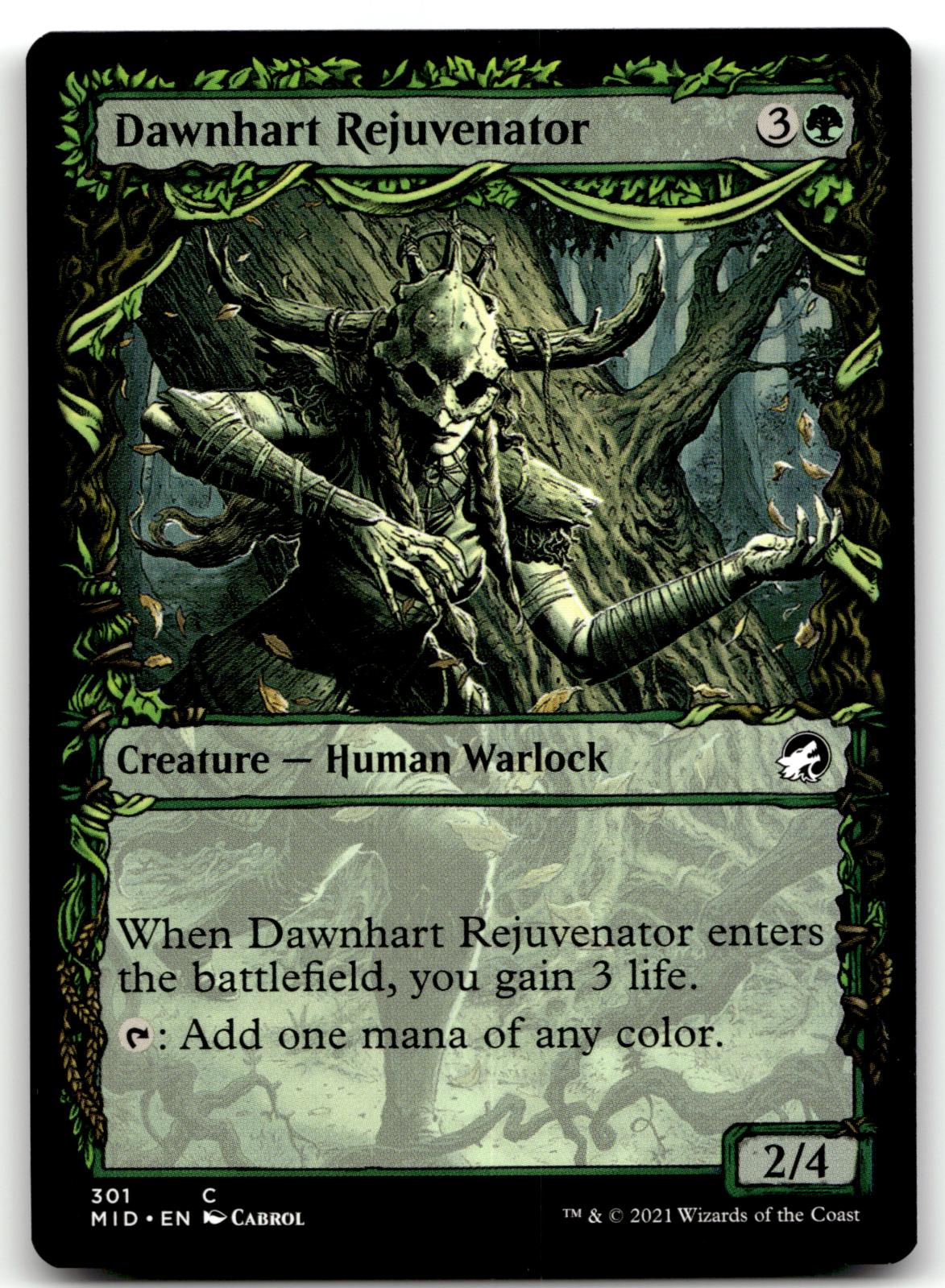 Dawnhart Rejuvenator (Showcase) 301 Innistrad: Midnight Hunt Magic: 