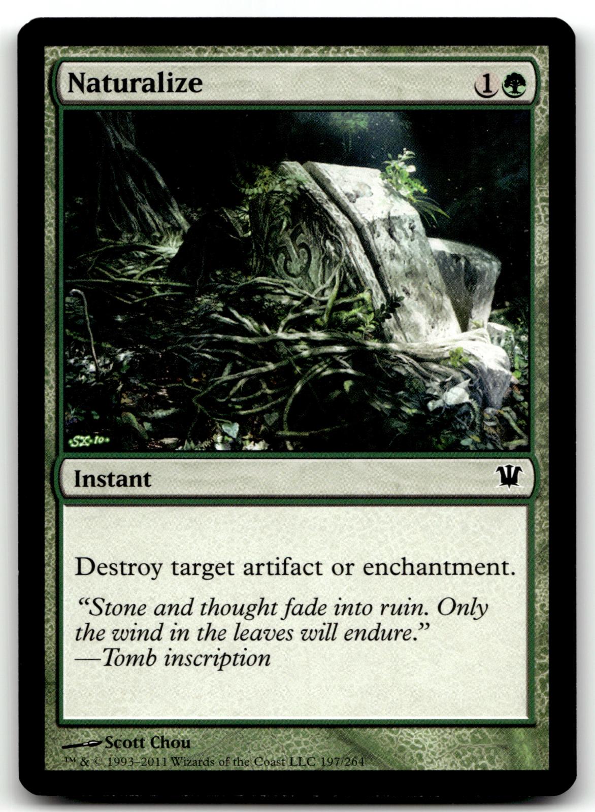 Naturalize 197 Common Innistrad Magic: The Gathering Near Mint
