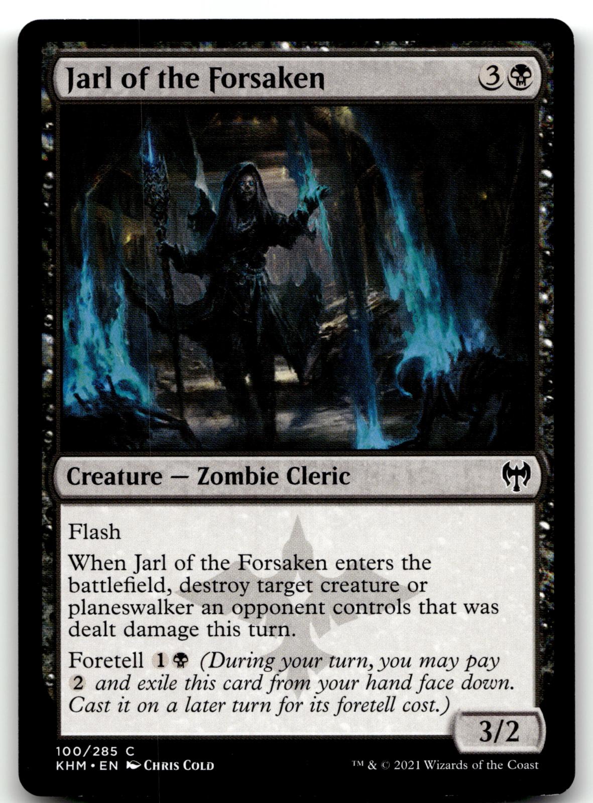 Jarl of the Forsaken 100 Common Kaldheim Magic: The Gathering Near Mint