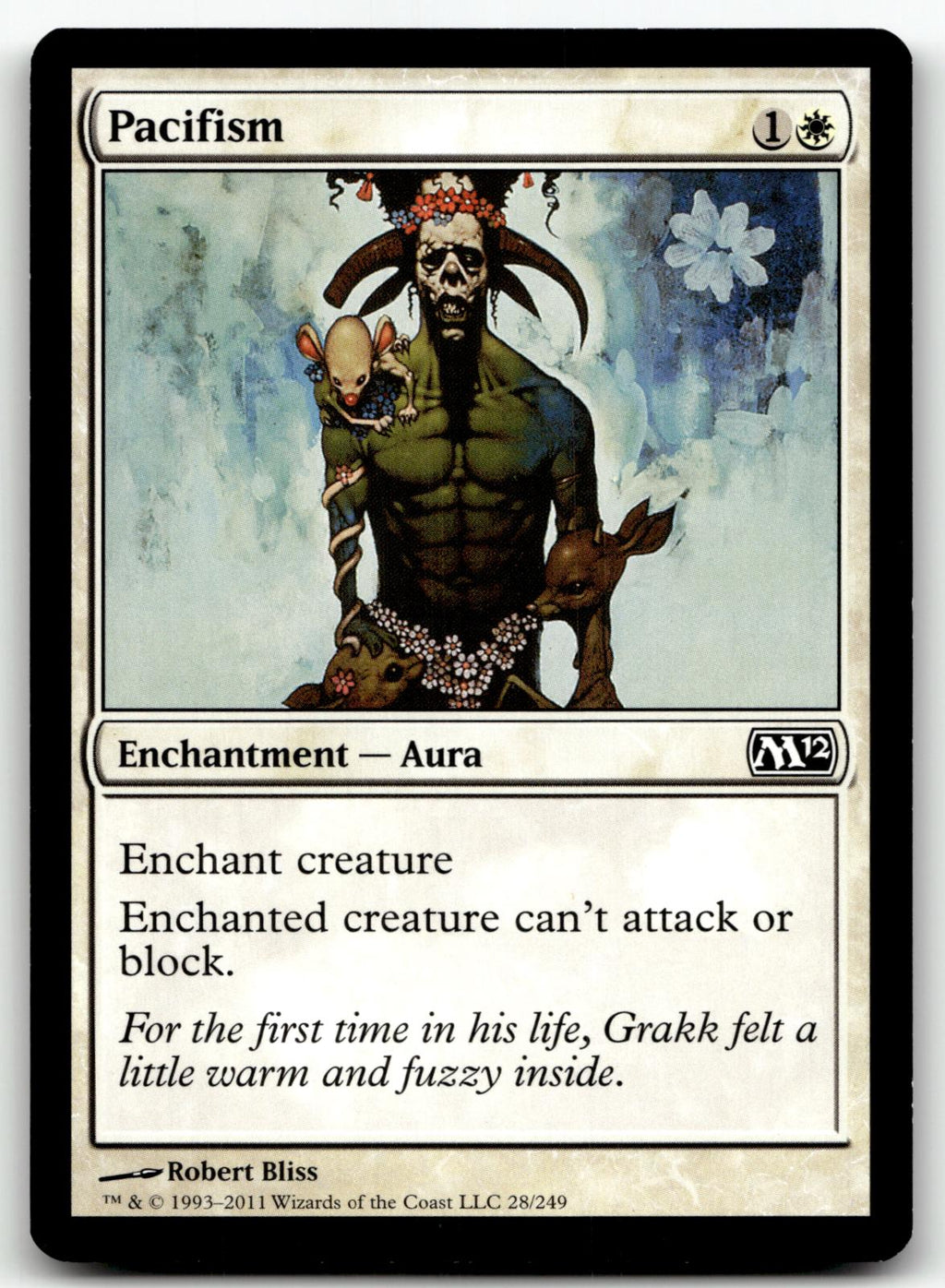 Pacifism 28 Common Magic 2012 (M12) Magic: The Gathering Near Mint