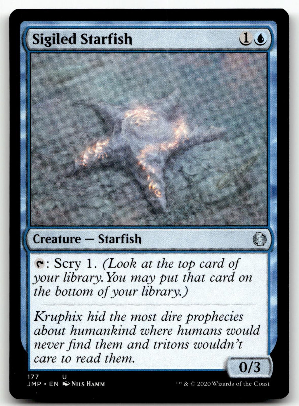 Sigiled Starfish 177 Uncommon Jumpstart Magic: The Gathering Near Mint