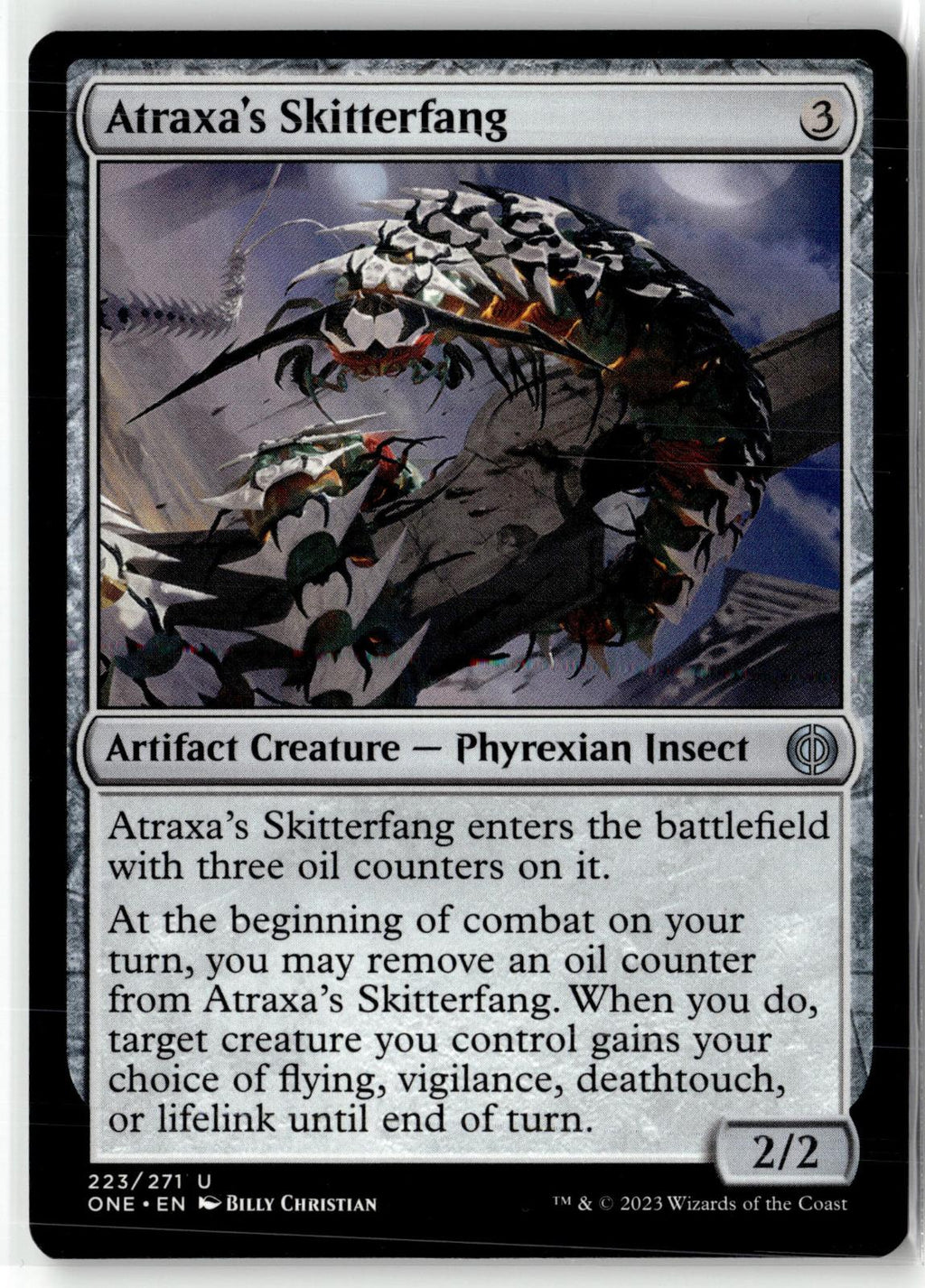 Atraxa's Skitterfang 223 Phyrexia: All Will Be One Magic: The Gathering NM