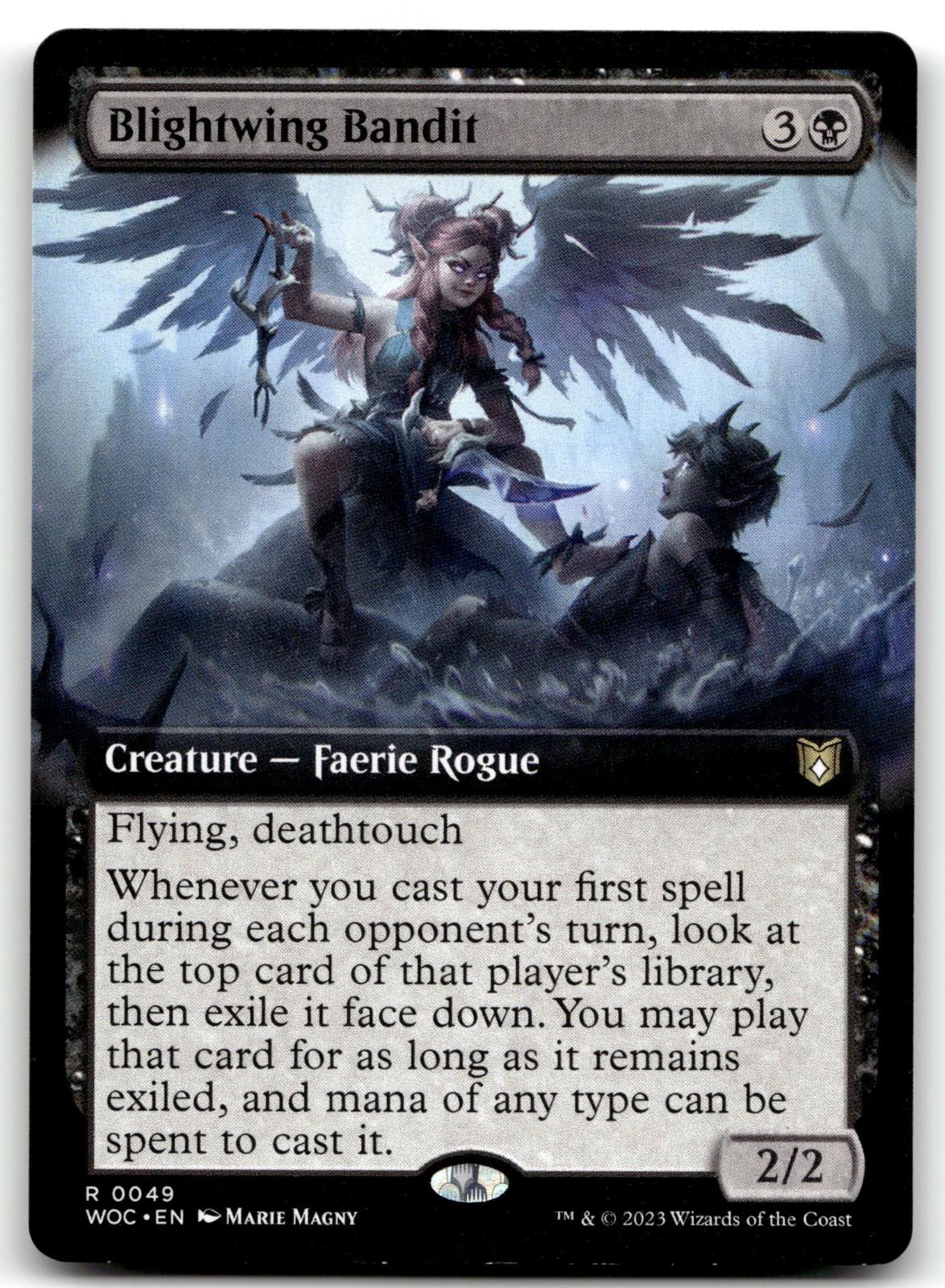Blightwing Bandit (Extended Art) 49 Commander: Wilds of Eldraine