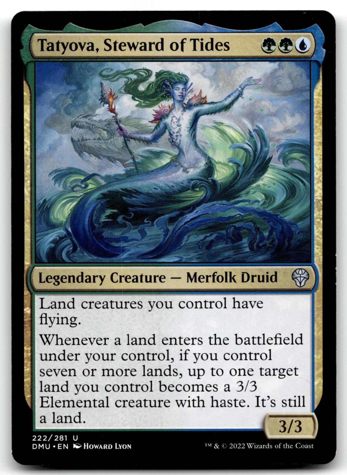 Tatyova, Steward of Tides 222 Uncommon Dominaria United Magic: The Gathering NM