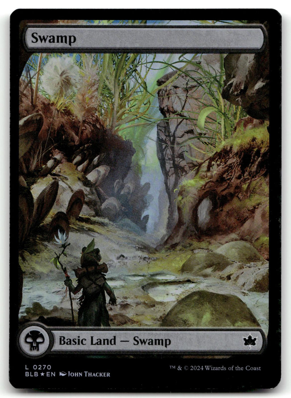 Swamp (0270) 270 Land Bloomburrow Magic: The Gathering Foil Near Mint