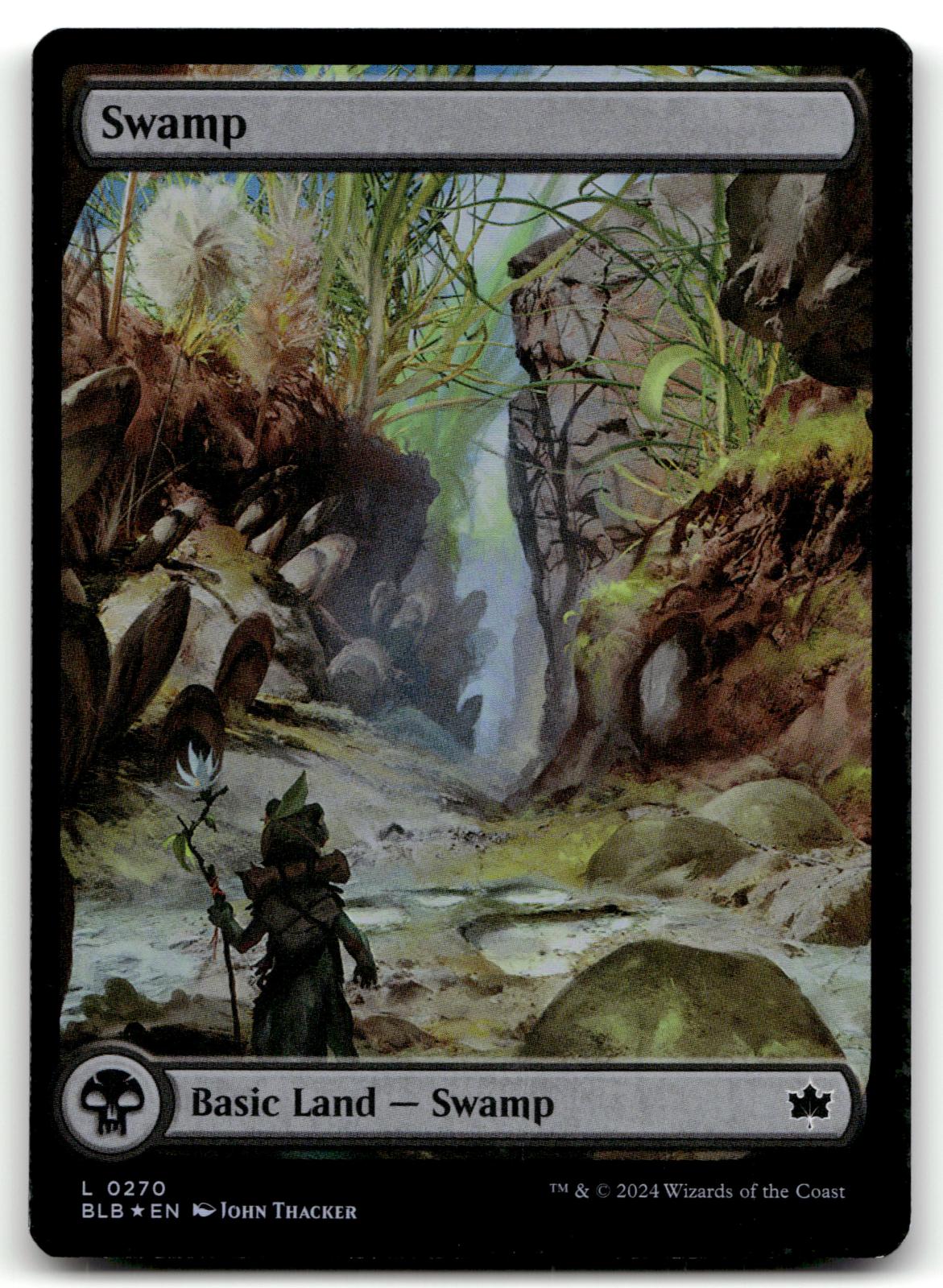 Swamp (0270) 270 Land Bloomburrow Magic: The Gathering Foil Near Mint