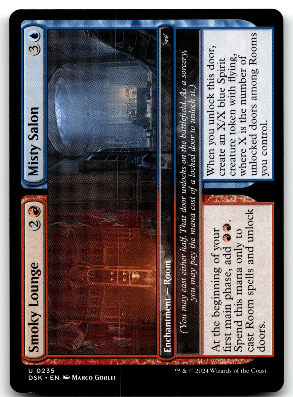 Smoky Lounge // Misty Salon 235 Duskmourn: House of Horror Magic: The Gathering