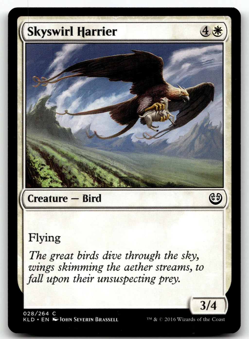 Skyswirl Harrier 28 Common Kaladesh Magic: The Gathering Near Mint