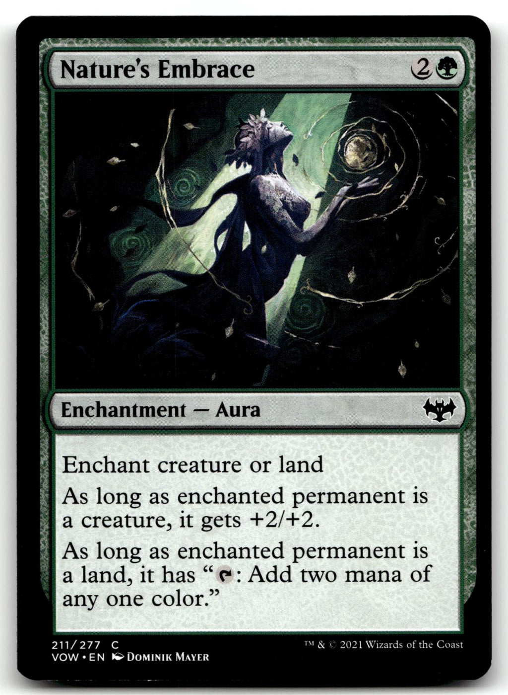 Nature's Embrace 211 Common Innistrad: Crimson Vow Magic: The Gathering NM