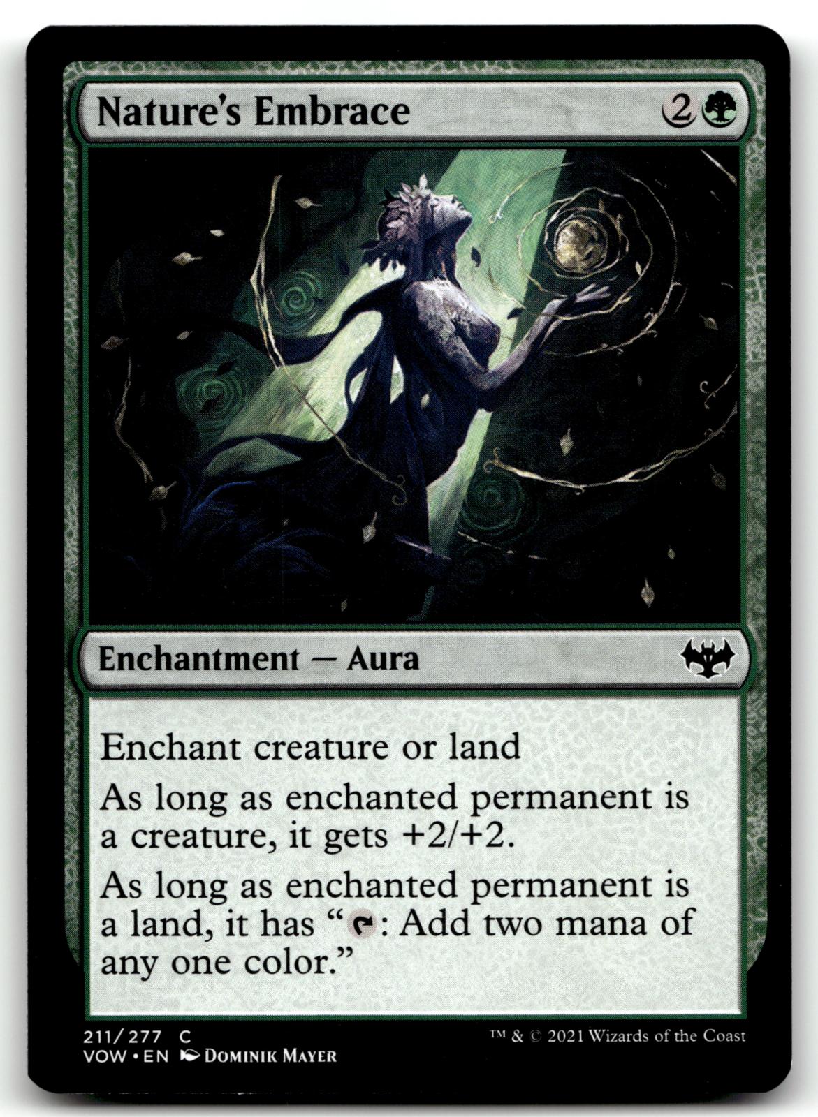Nature's Embrace 211 Common Innistrad: Crimson Vow Magic: The Gathering NM