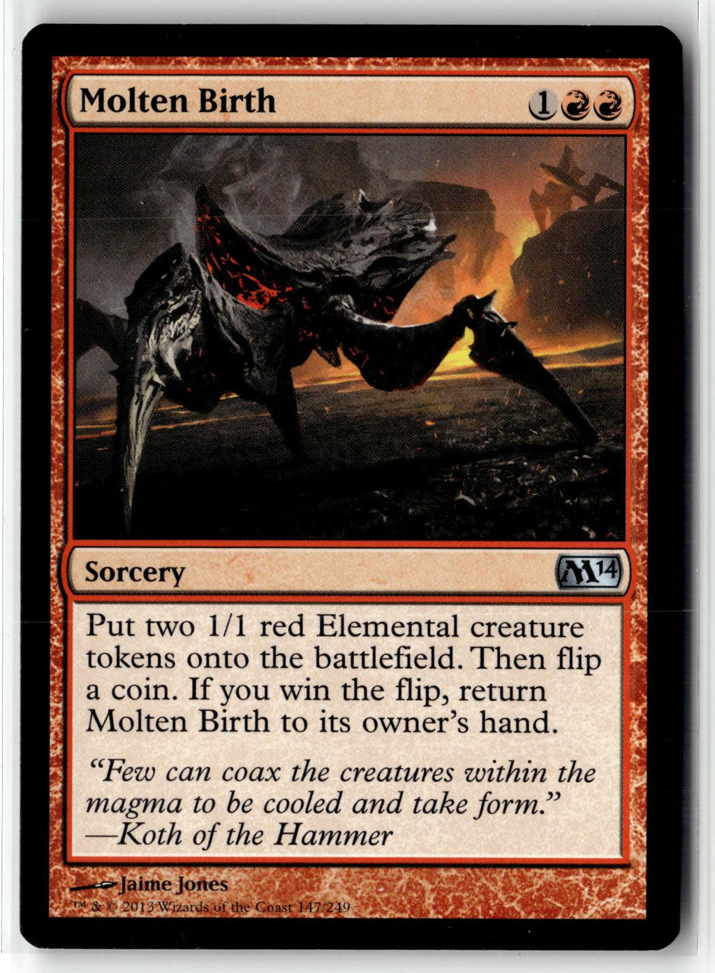 Molten Birth 147 Uncommon Magic 2014 (M14) Magic: The Gathering Near Mint