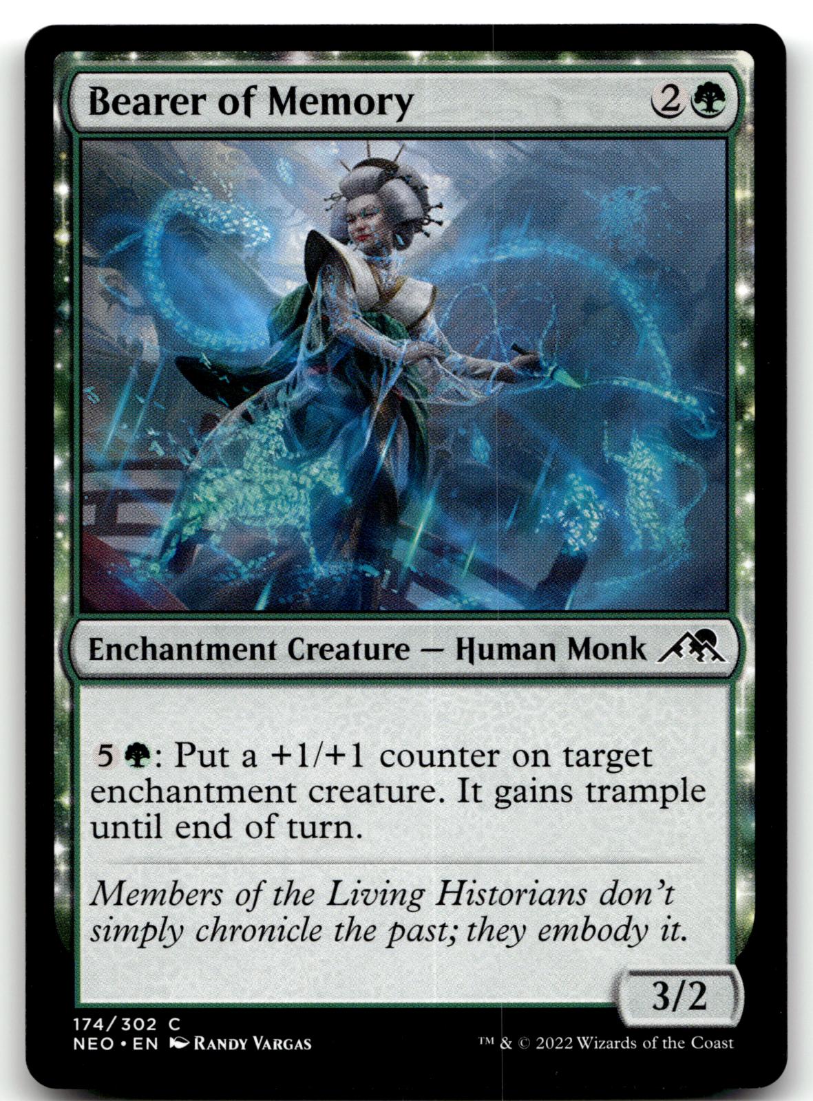 Bearer of Memory 174 Common Kamigawa: Neon Dynasty Magic: The Gathering NM