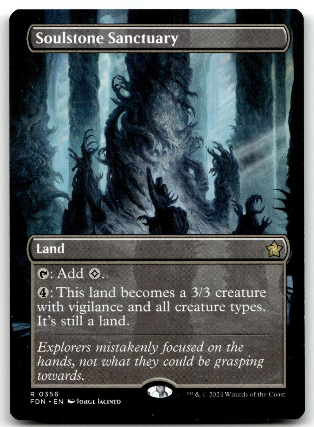 Soulstone Sanctuary (Borderless) 356 Rare Foundations Magic: The Gathering NM