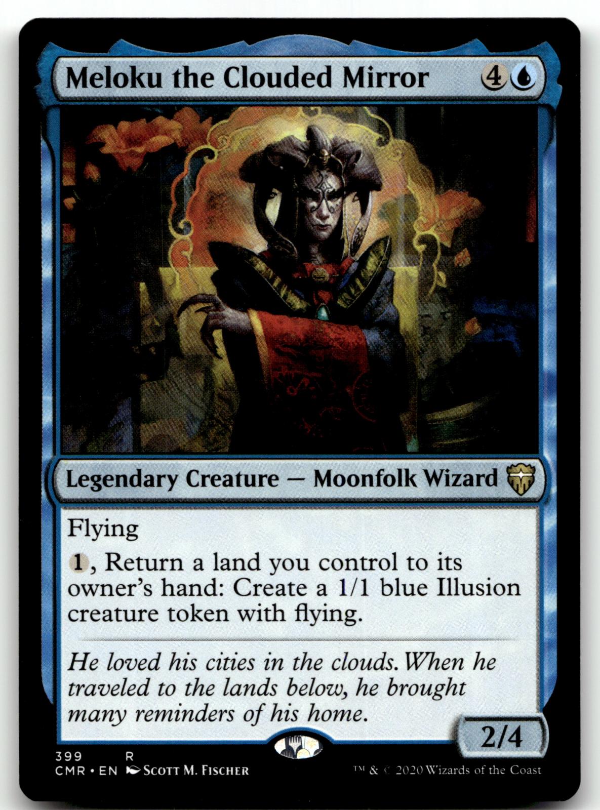 Meloku the Clouded Mirror 399 Rare Commander Legends Magic: The Gathering NM