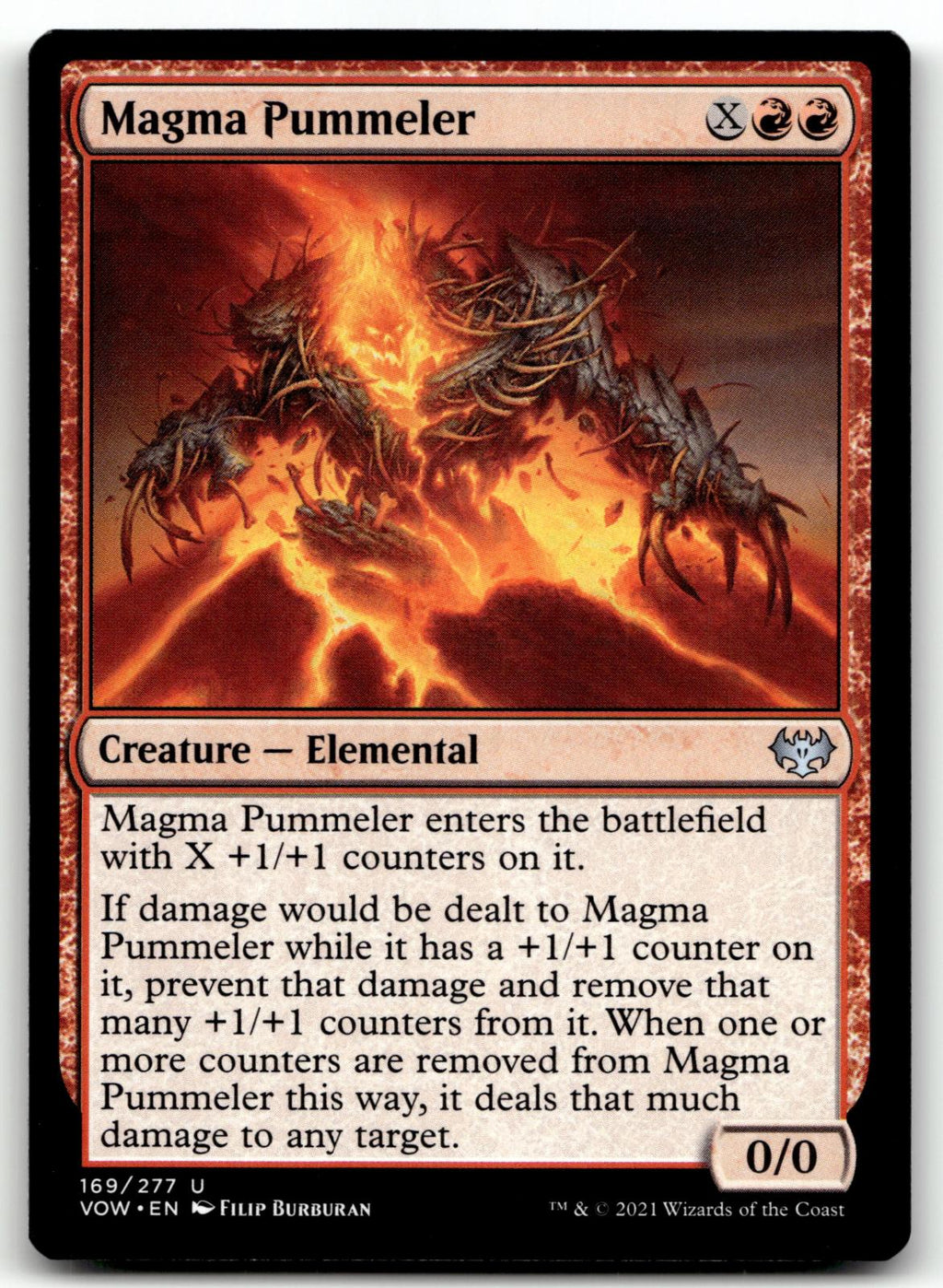 Magma Pummeler 169 Uncommon Innistrad: Crimson Vow Magic: The Gathering NM