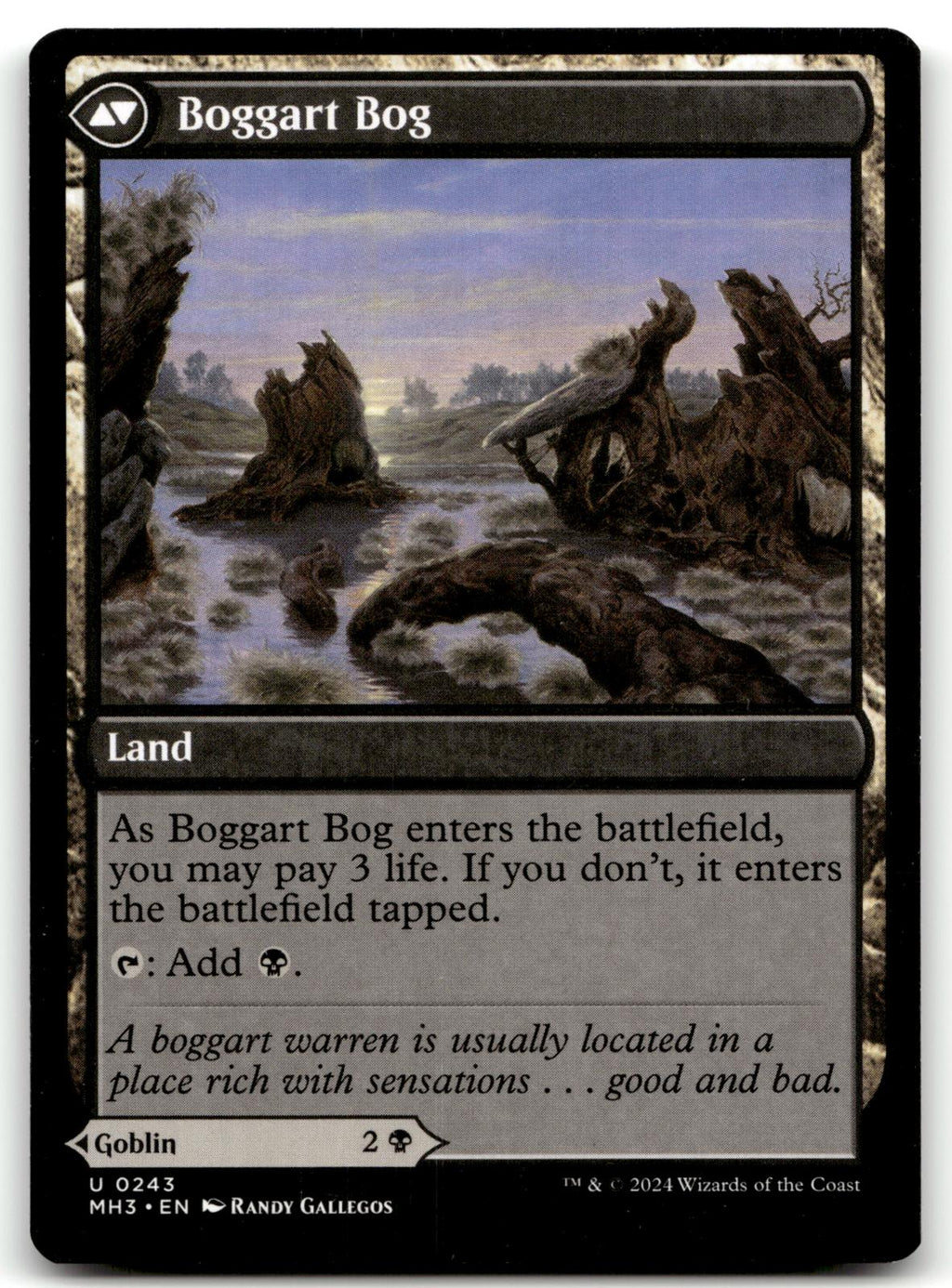 Boggart Trawler 243 Uncommon Modern Horizons 3 Magic: The Gathering Near Mint
