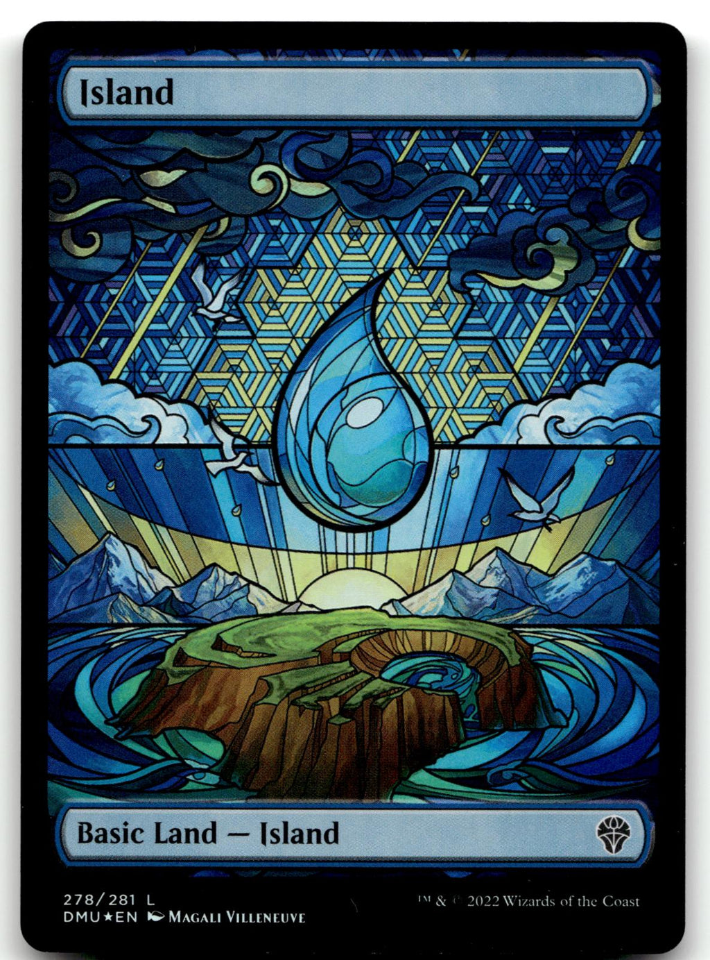 Island (Showcase) 278 Land Dominaria United Magic: The Gathering Foil Near Mint