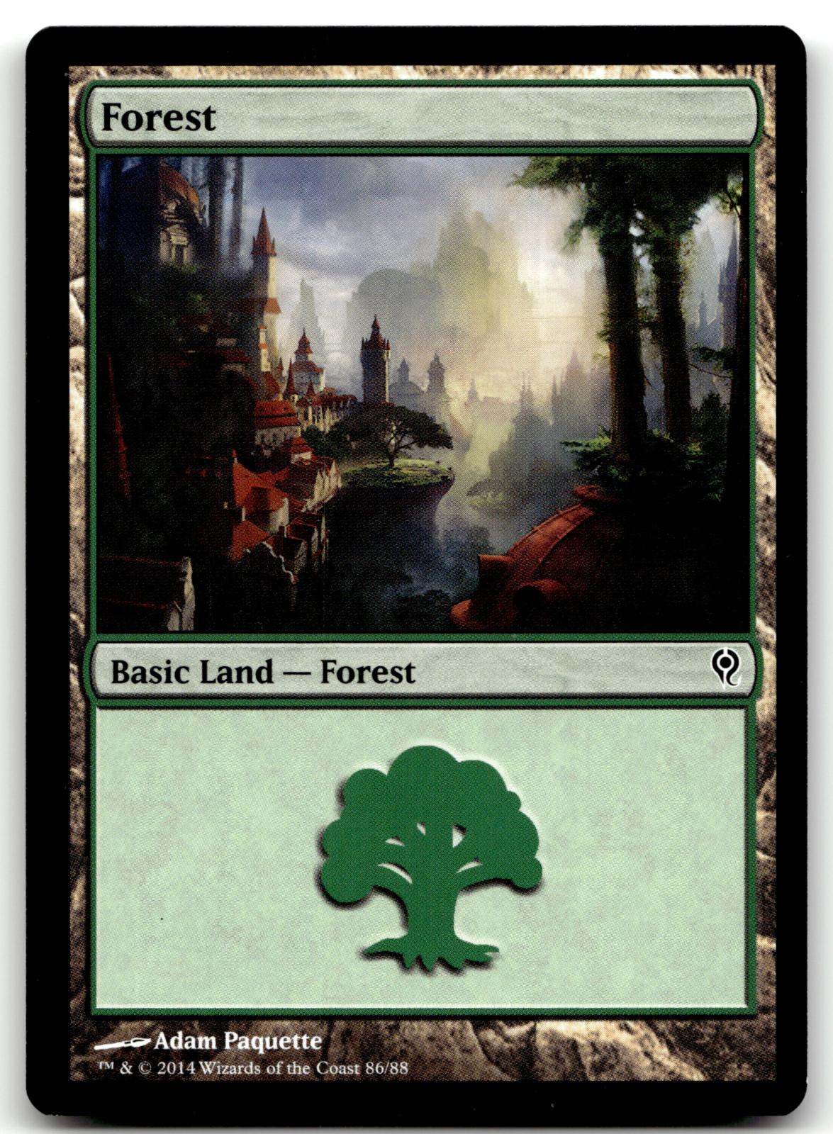 Forest (86) 86 Land Duel Decks: Jace vs. Vraska Magic: The Gathering Near Mint