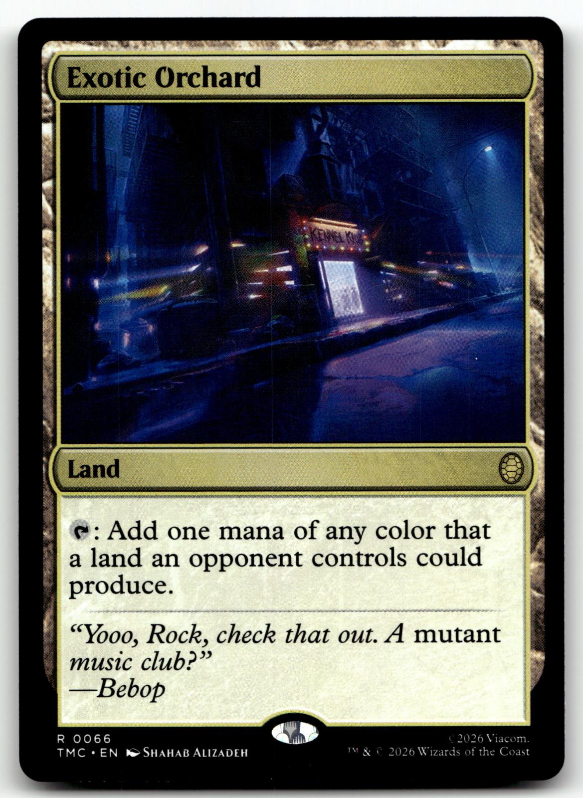 Exotic Orchard (Surge Foil) 66 Holo Commander Teenage Mutant Ninja Turtles Magic