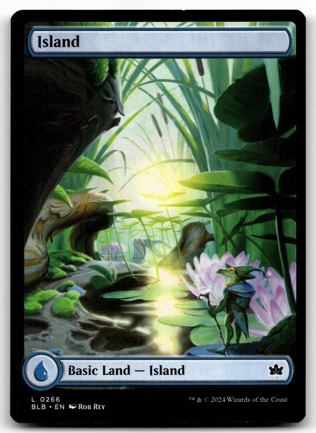 Island (0266) 266 Land Bloomburrow Magic: The Gathering Near Mint