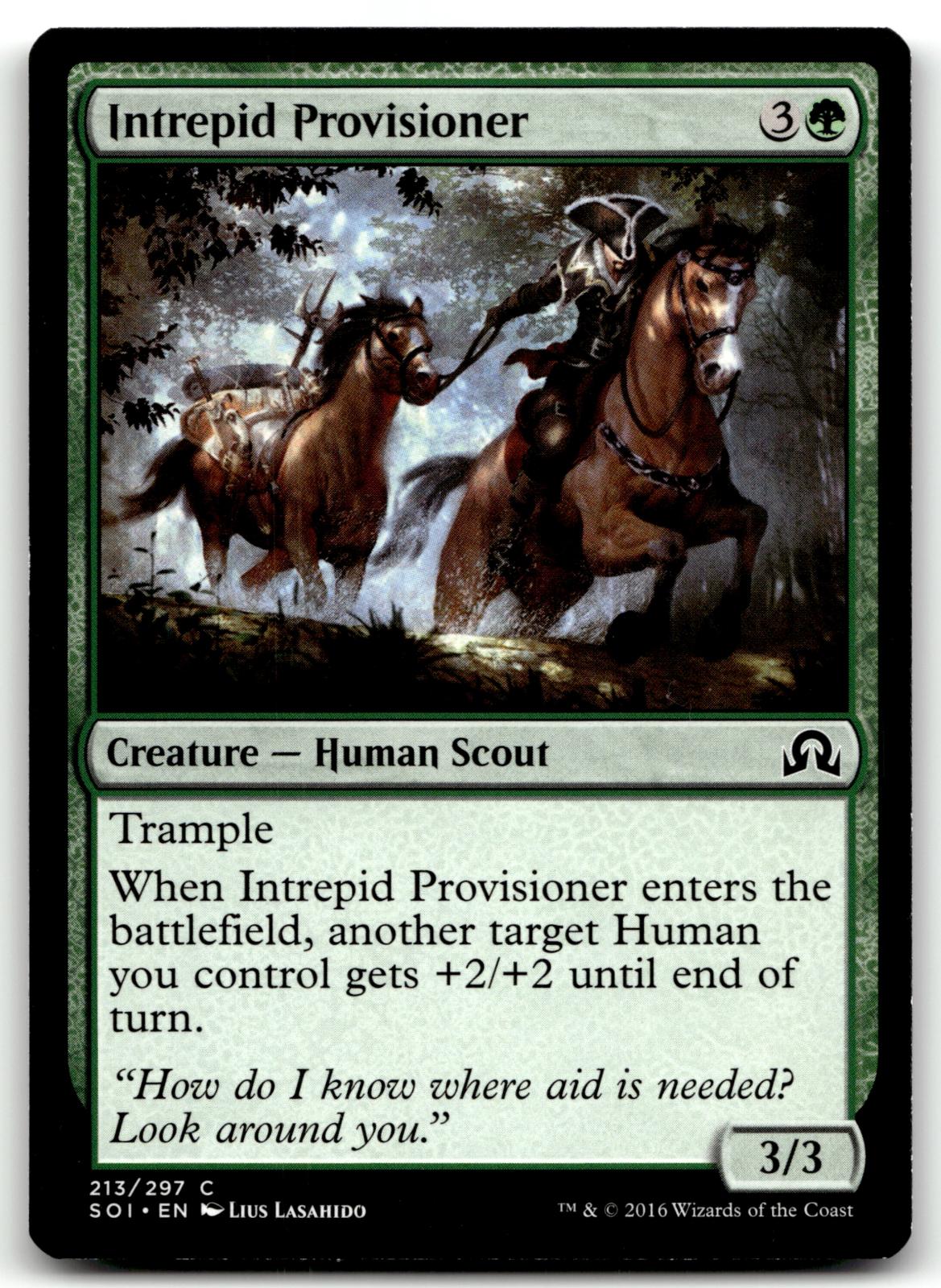 Intrepid Provisioner 213 Common Shadows over Innistrad Magic: The Gathering NM