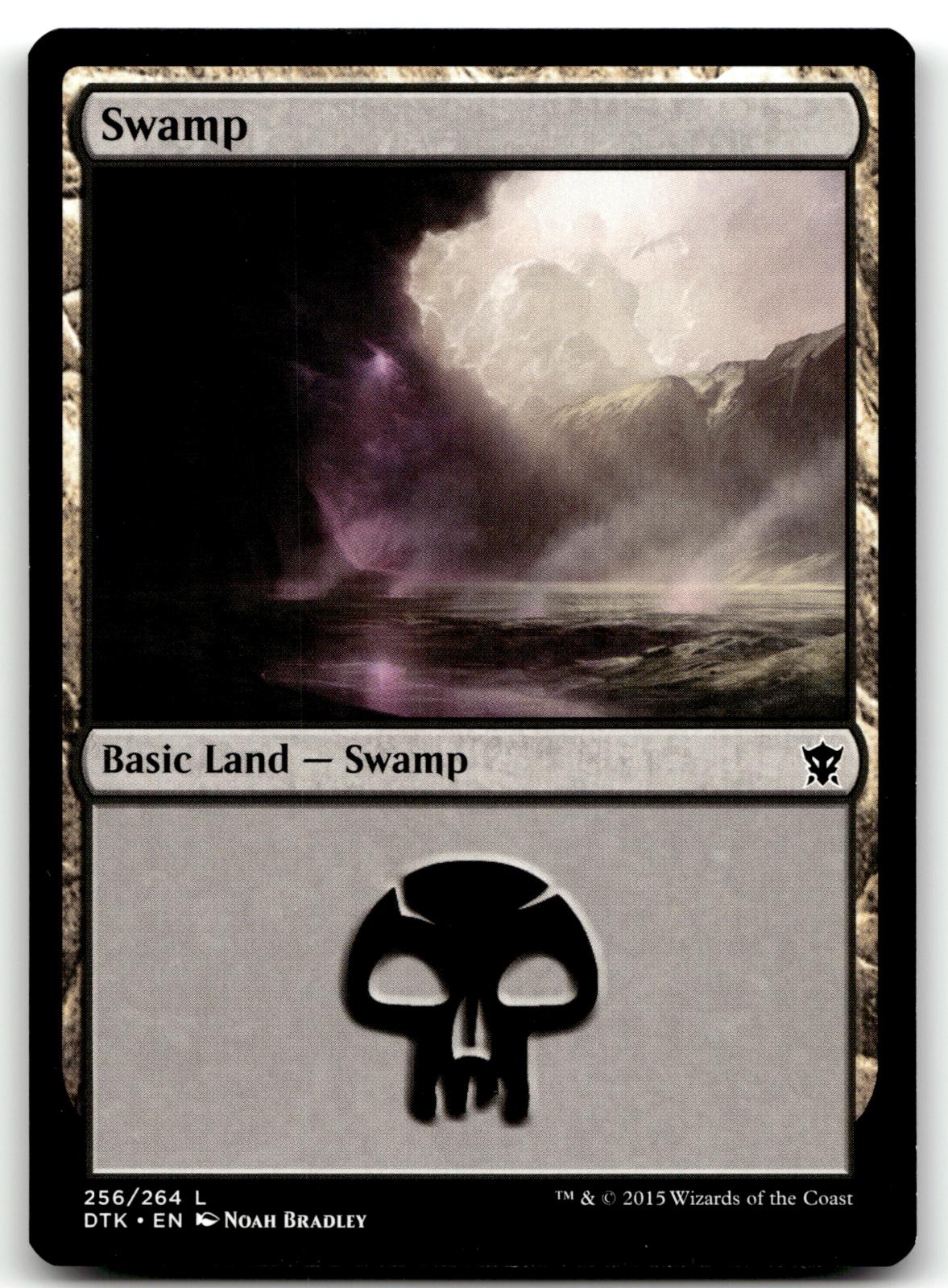 Swamp (256) 256 Land Dragons of Tarkir Magic: The Gathering Near Mint
