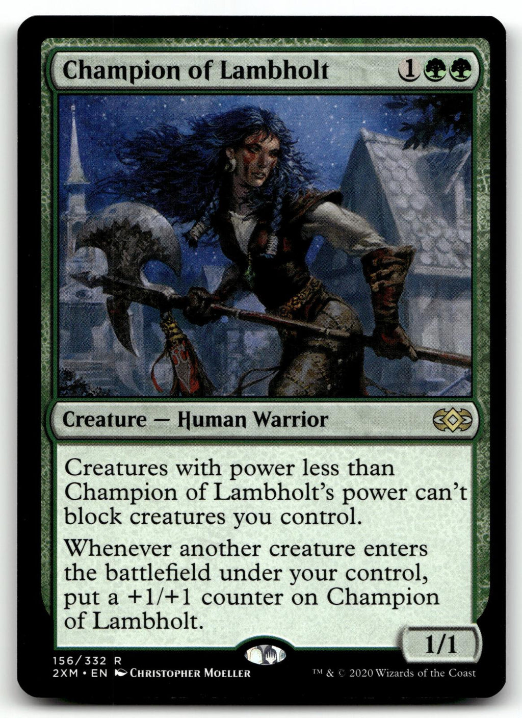 Champion of Lambholt 156 Rare Double Masters Magic: The Gathering Near Mint