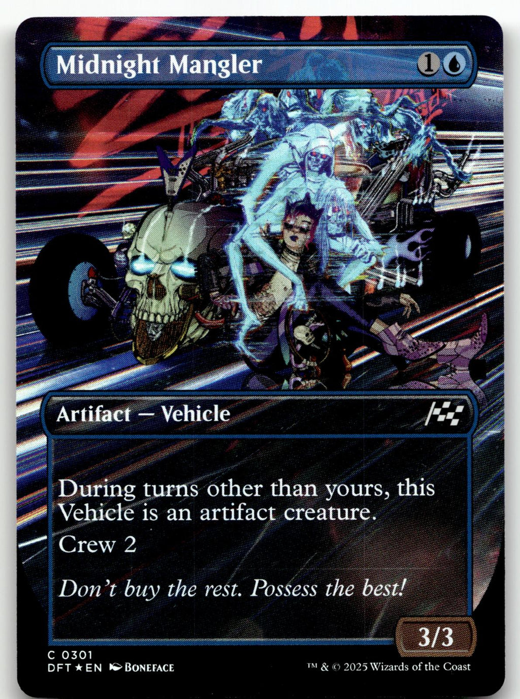 Midnight Mangler (Borderless) 301 Aetherdrift Magic: The Gathering Foil NM
