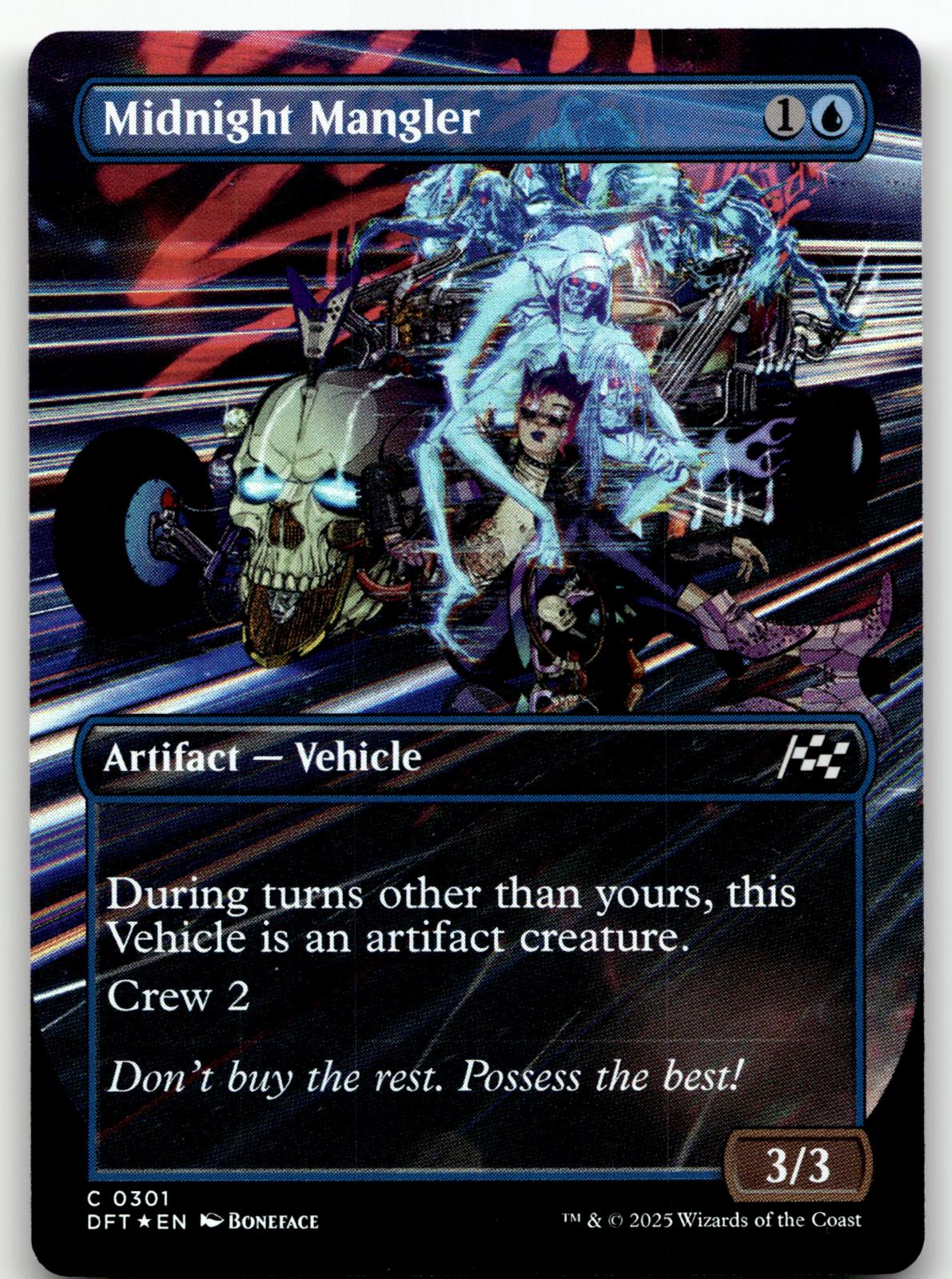Midnight Mangler (Borderless) 301 Aetherdrift Magic: The Gathering Foil NM