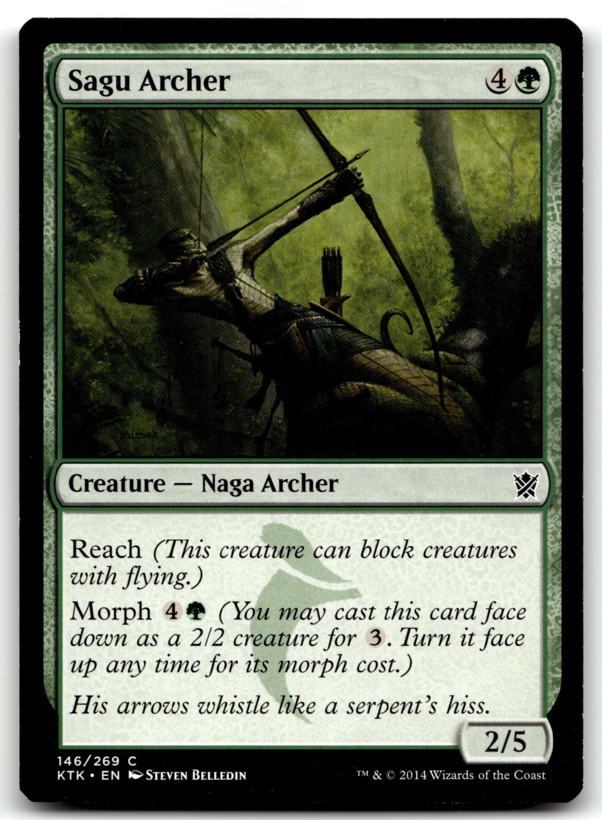 Sagu Archer 146 Common Khans of Tarkir Magic: The Gathering Near Mint