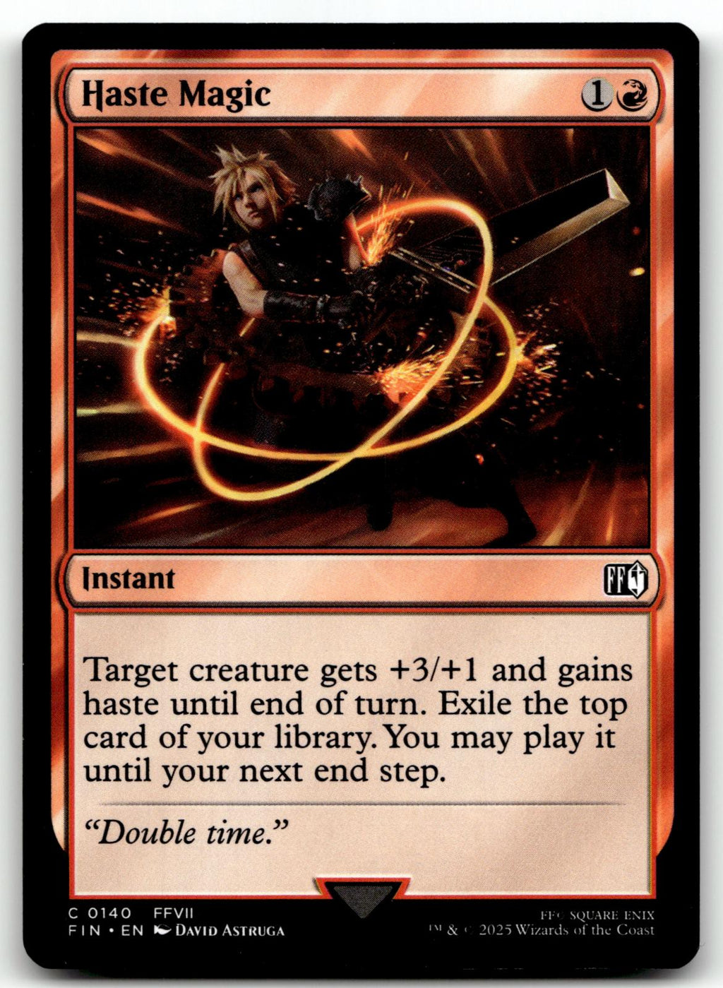 Haste Magic 140 Common FINAL FANTASY Magic: The Gathering Near Mint