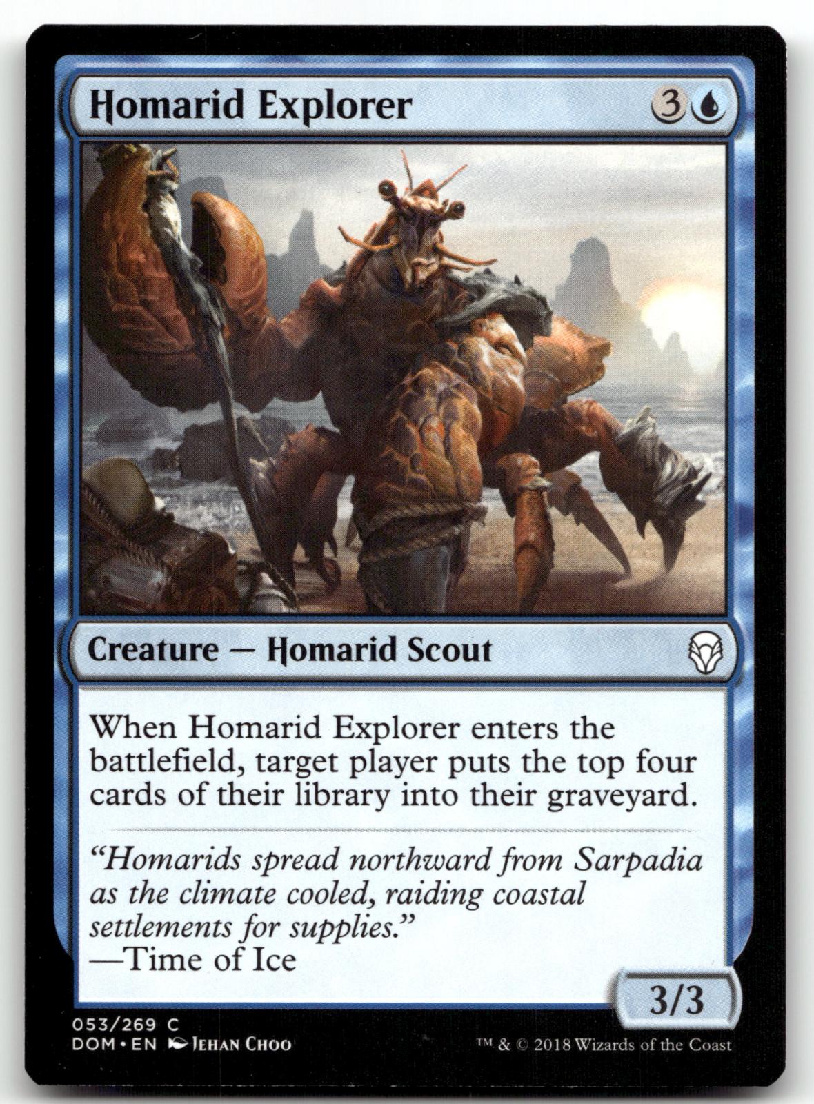 Homarid Explorer 53 Common Dominaria Magic: The Gathering Near Mint