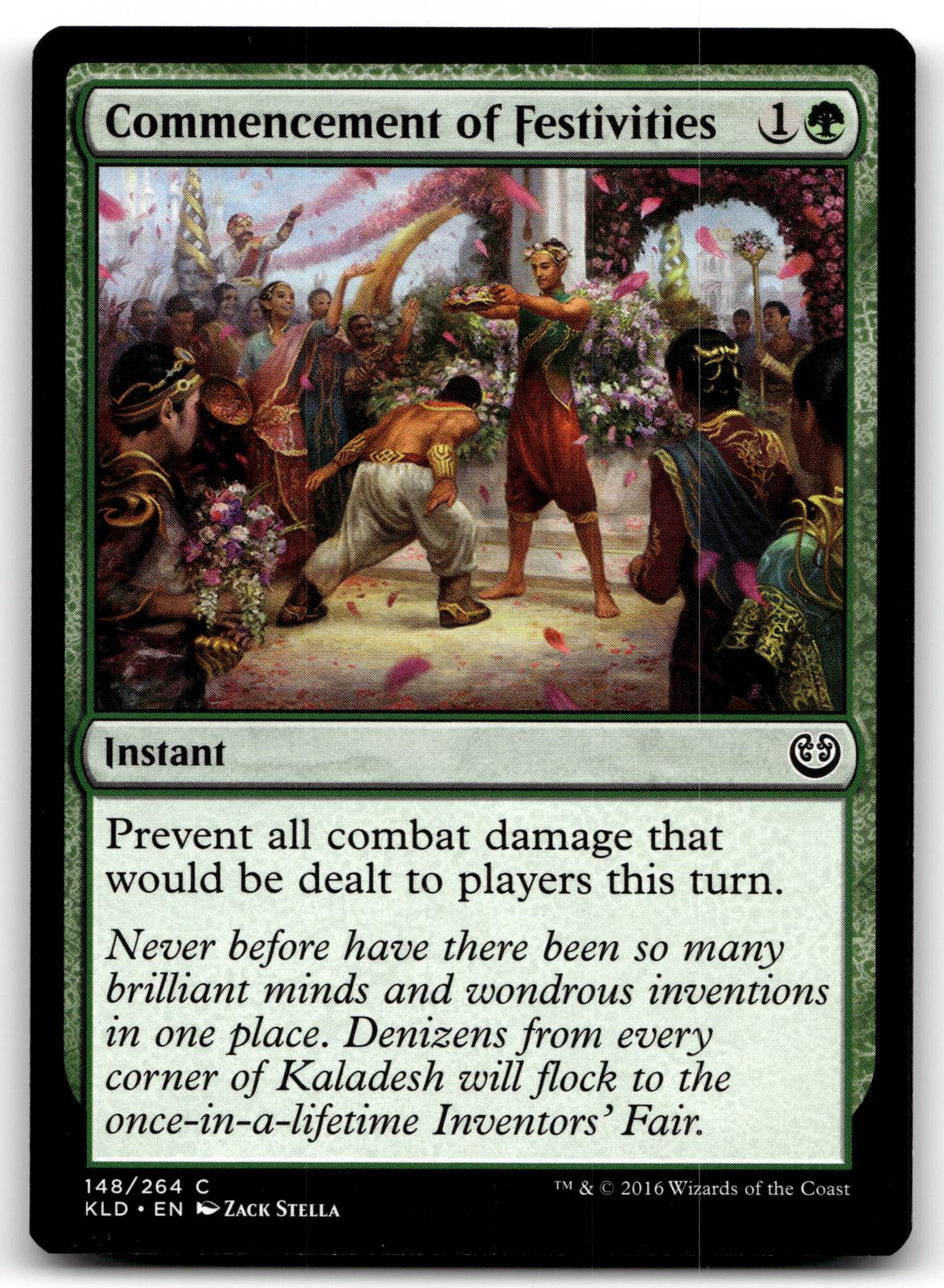 Commencement of Festivities 148 Common Kaladesh Magic: The Gathering Near Mint