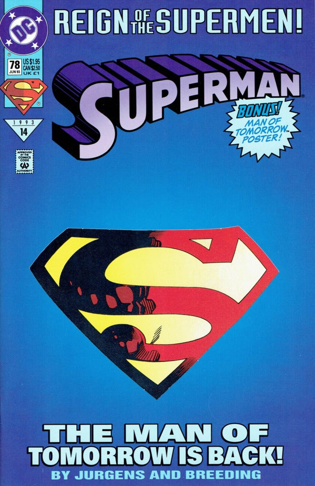 Superman, Vol. 2 #78C (Collector's Edition)