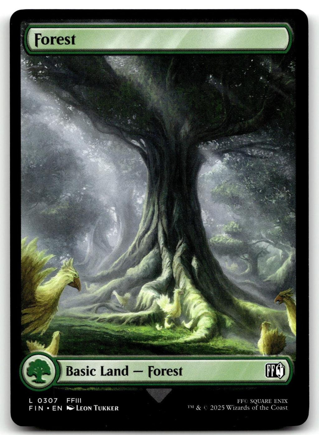 Forest (0307) 307 Land FINAL FANTASY Magic: The Gathering Near Mint