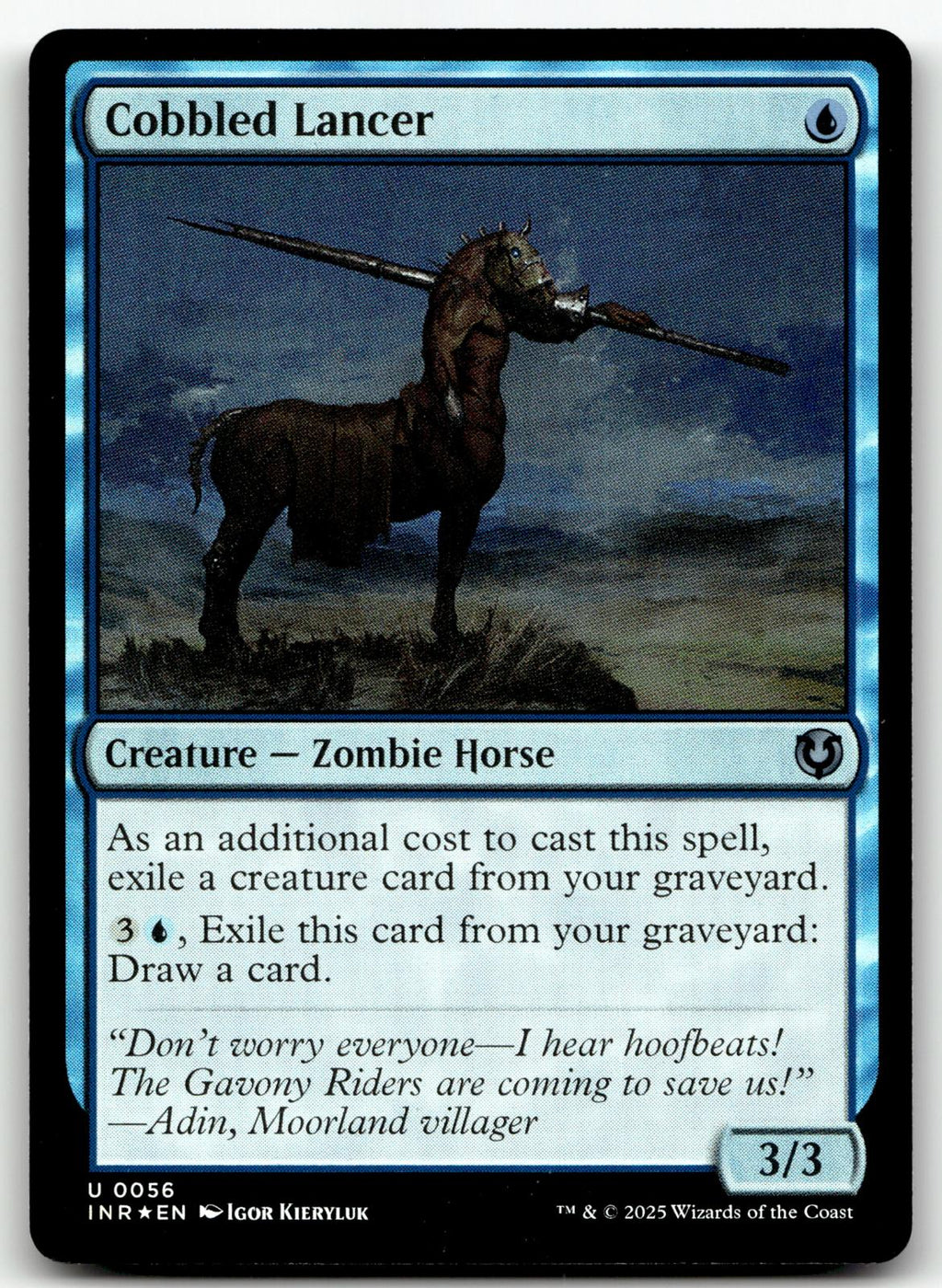 Cobbled Lancer 56 Uncommon Innistrad Remastered Magic: The Gathering Foil NM
