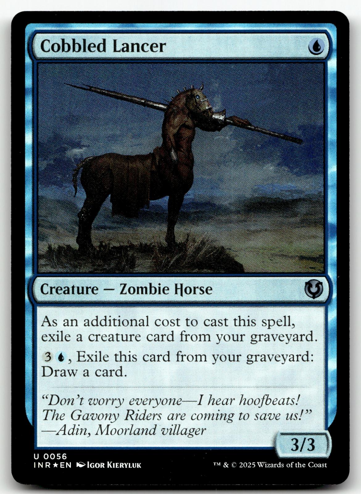 Cobbled Lancer 56 Uncommon Innistrad Remastered Magic: The Gathering Foil NM