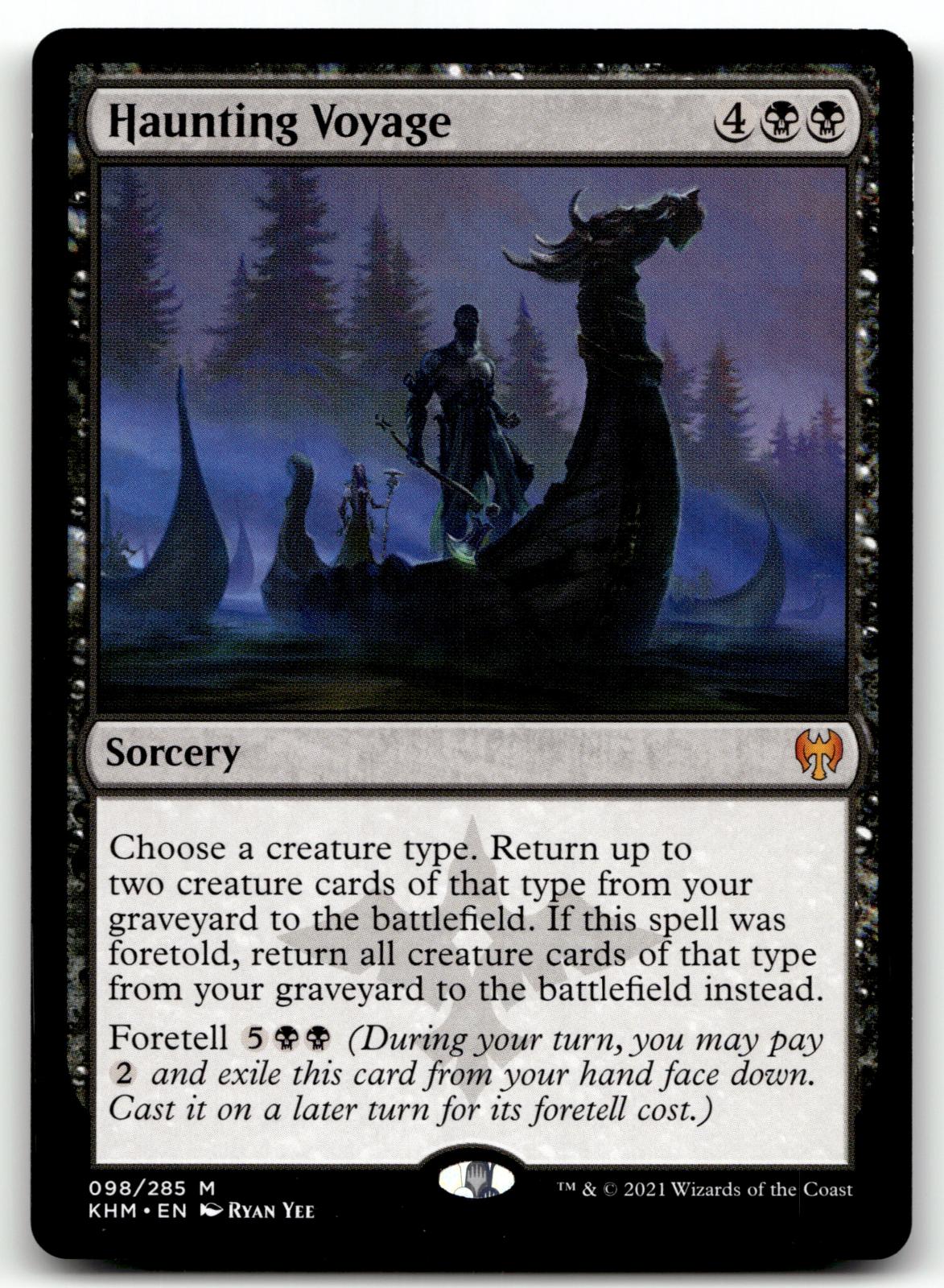 Haunting Voyage 98 Mythic Kaldheim Magic: The Gathering Near Mint