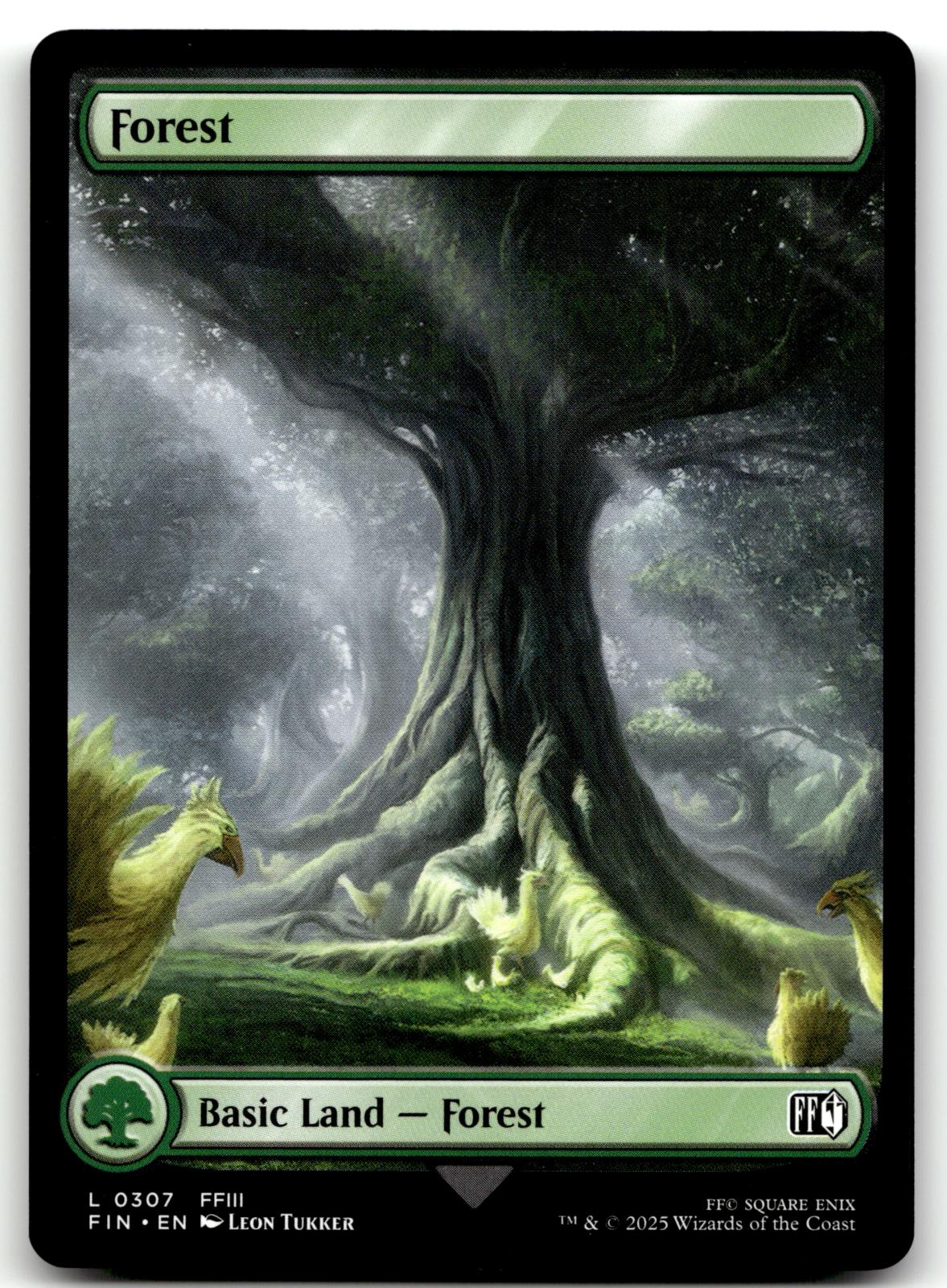 Forest (0307) 307 Land FINAL FANTASY Magic: The Gathering Near Mint