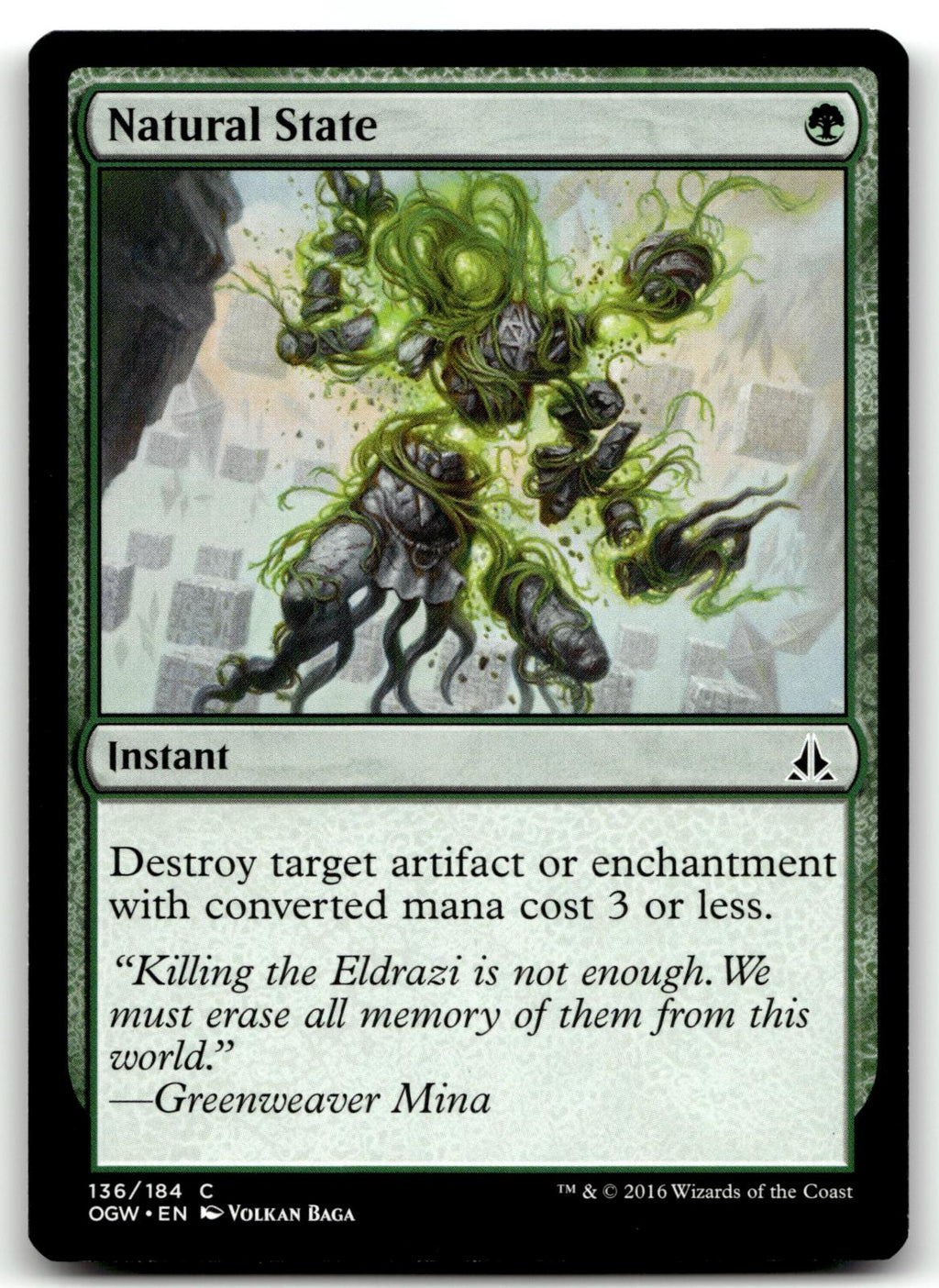Natural State 136 Common Oath of the Gatewatch Magic: The Gathering Near Mint