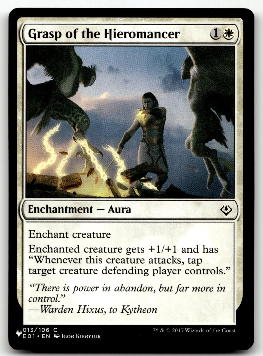 Grasp of the Hieromancer 13 Common The List Reprints Magic: The Gathering NM